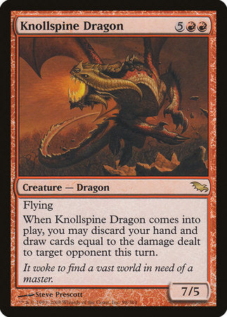 Knollspine Dragon [Shadowmoor] | Jack's On Queen