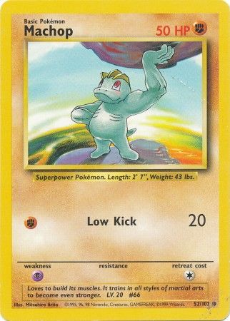 Machop (52/102) [Base Set Unlimited] | Jack's On Queen