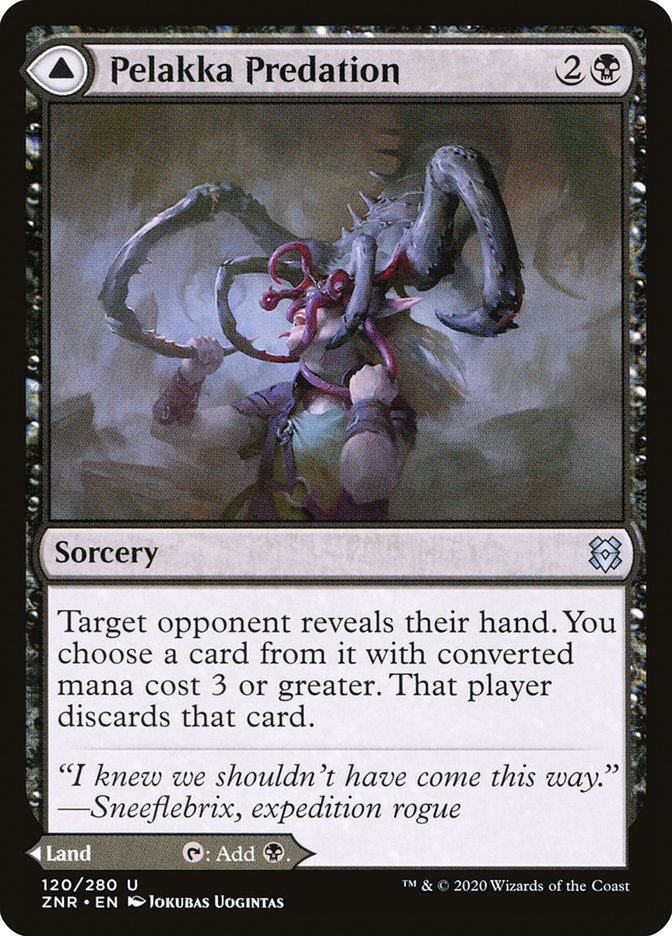 Pelakka Predation // Pelakka Caverns [Zendikar Rising] | Jack's On Queen