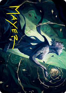 Nature's Embrace Art Card (Gold-Stamped Signature) [Innistrad: Crimson Vow Art Series] | Jack's On Queen
