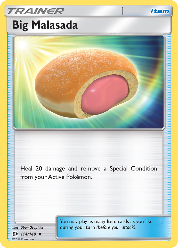 Big Malasada (114/149) [Sun & Moon: Base Set] | Jack's On Queen