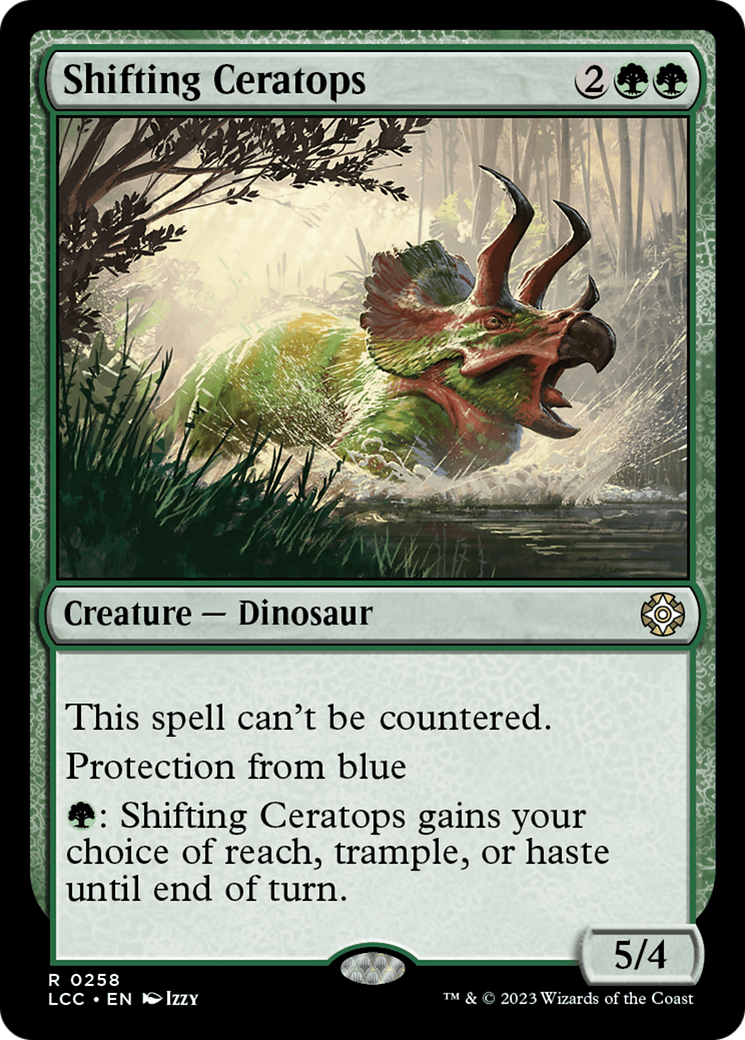 Shifting Ceratops [The Lost Caverns of Ixalan Commander] | Jack's On Queen