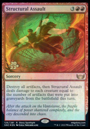 Structural Assault [Streets of New Capenna Prerelease Promos] | Jack's On Queen