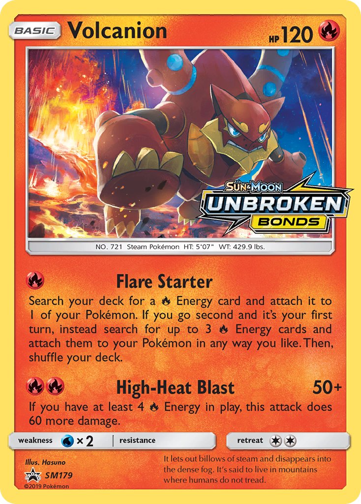 Volcanion (SM179) [Sun & Moon: Black Star Promos] | Jack's On Queen