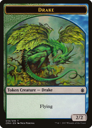 Drake Token (018) [Commander Anthology Tokens] | Jack's On Queen