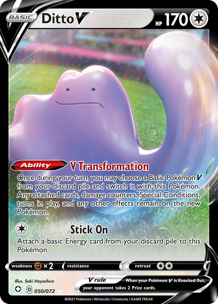 Ditto V (050/072) [Sword & Shield: Shining Fates] | Jack's On Queen