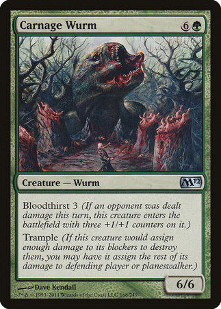 Carnage Wurm [Magic 2012] | Jack's On Queen