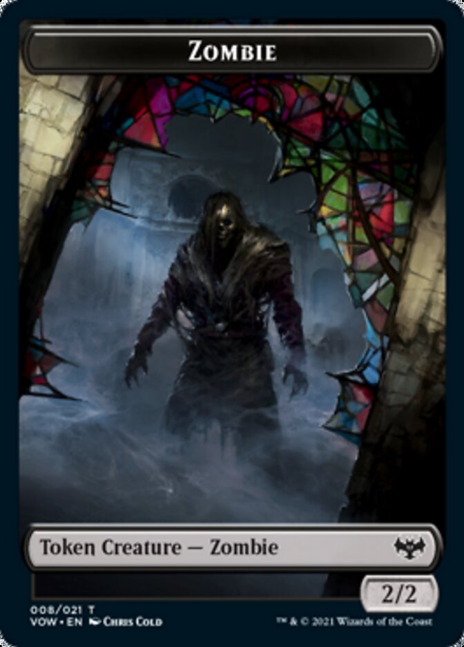 Zombie Token (008) [Innistrad: Crimson Vow Tokens] | Jack's On Queen