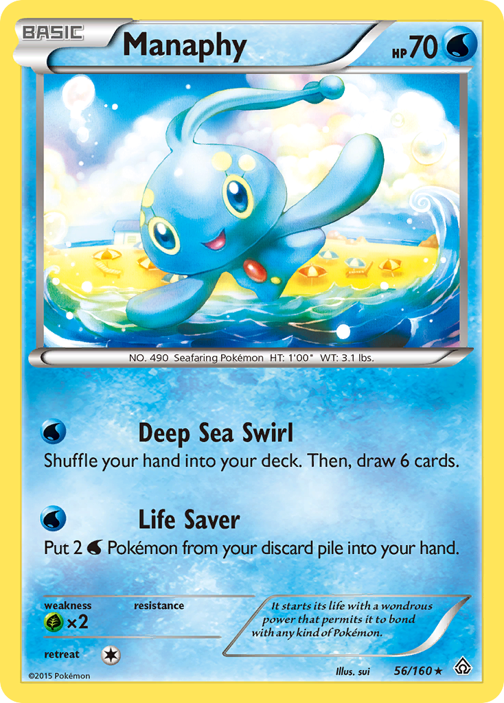 Manaphy (56/160) [XY: Primal Clash] | Jack's On Queen