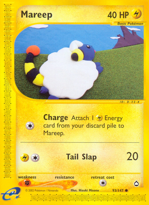 Mareep (93/147) [Aquapolis] | Jack's On Queen