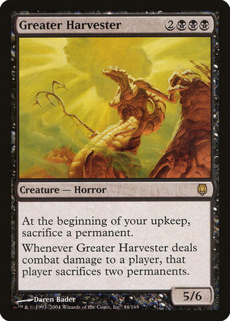 Greater Harvester [Darksteel] | Jack's On Queen