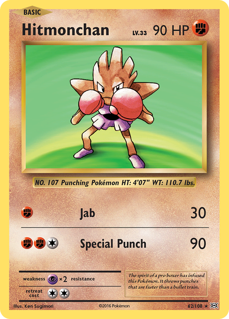 Hitmonchan (62/108) [XY: Evolutions] | Jack's On Queen