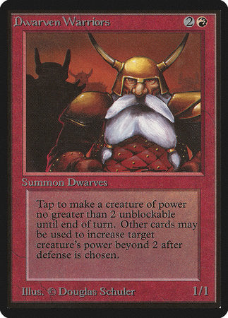 Dwarven Warriors [Limited Edition Beta] | Jack's On Queen
