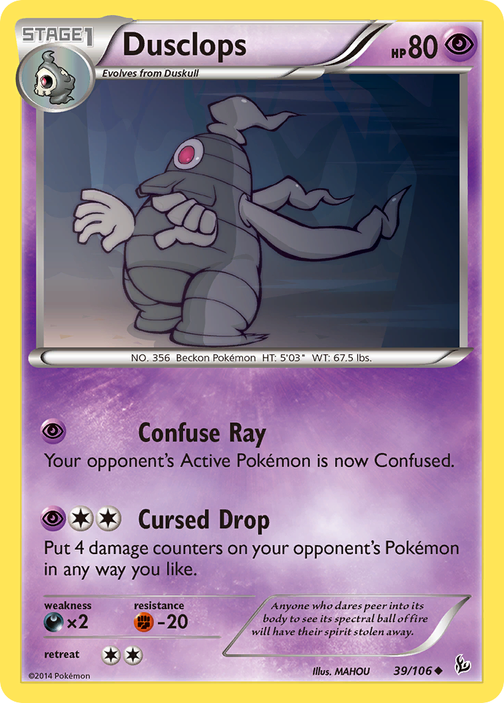 Dusclops (39/106) [XY: Flashfire] | Jack's On Queen