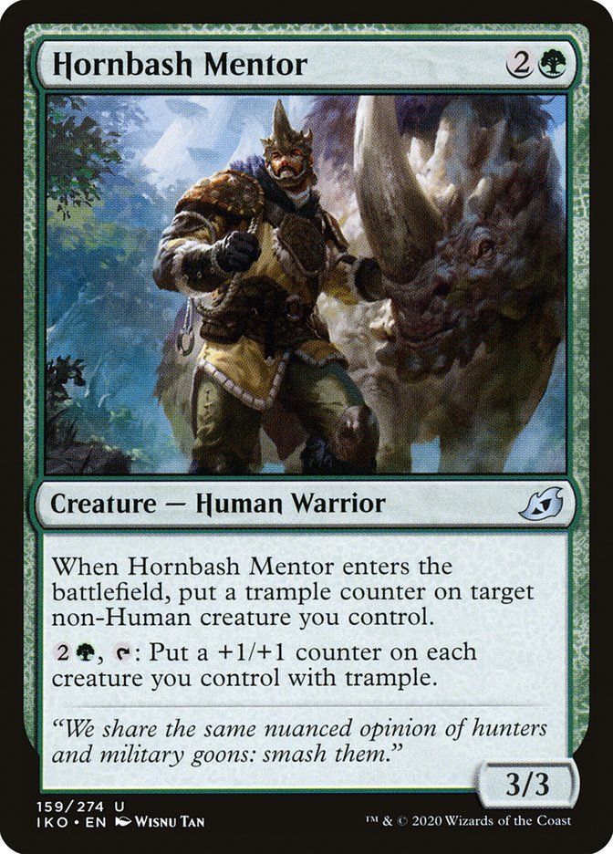 Hornbash Mentor [Ikoria: Lair of Behemoths] | Jack's On Queen