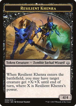 Resilient Khenra Token [Hour of Devastation Tokens] | Jack's On Queen