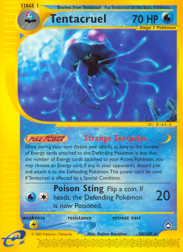 Tentacruel (38/147) [Aquapolis] | Jack's On Queen