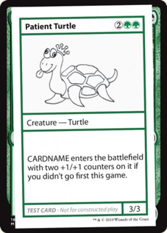 Patient Turtle (2021 Edition) [Mystery Booster Playtest Cards] | Jack's On Queen