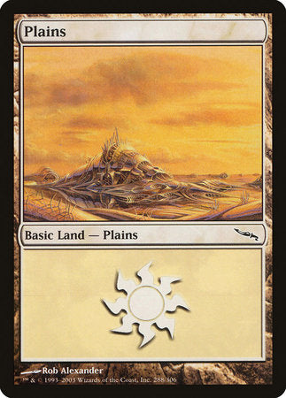 Plains (288) [Mirrodin] | Jack's On Queen