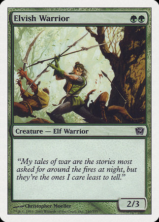 Elvish Warrior [Ninth Edition] | Jack's On Queen