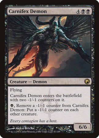 Carnifex Demon [Scars of Mirrodin] | Jack's On Queen