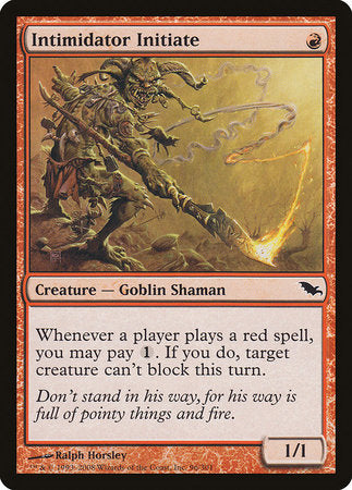 Intimidator Initiate [Shadowmoor] | Jack's On Queen