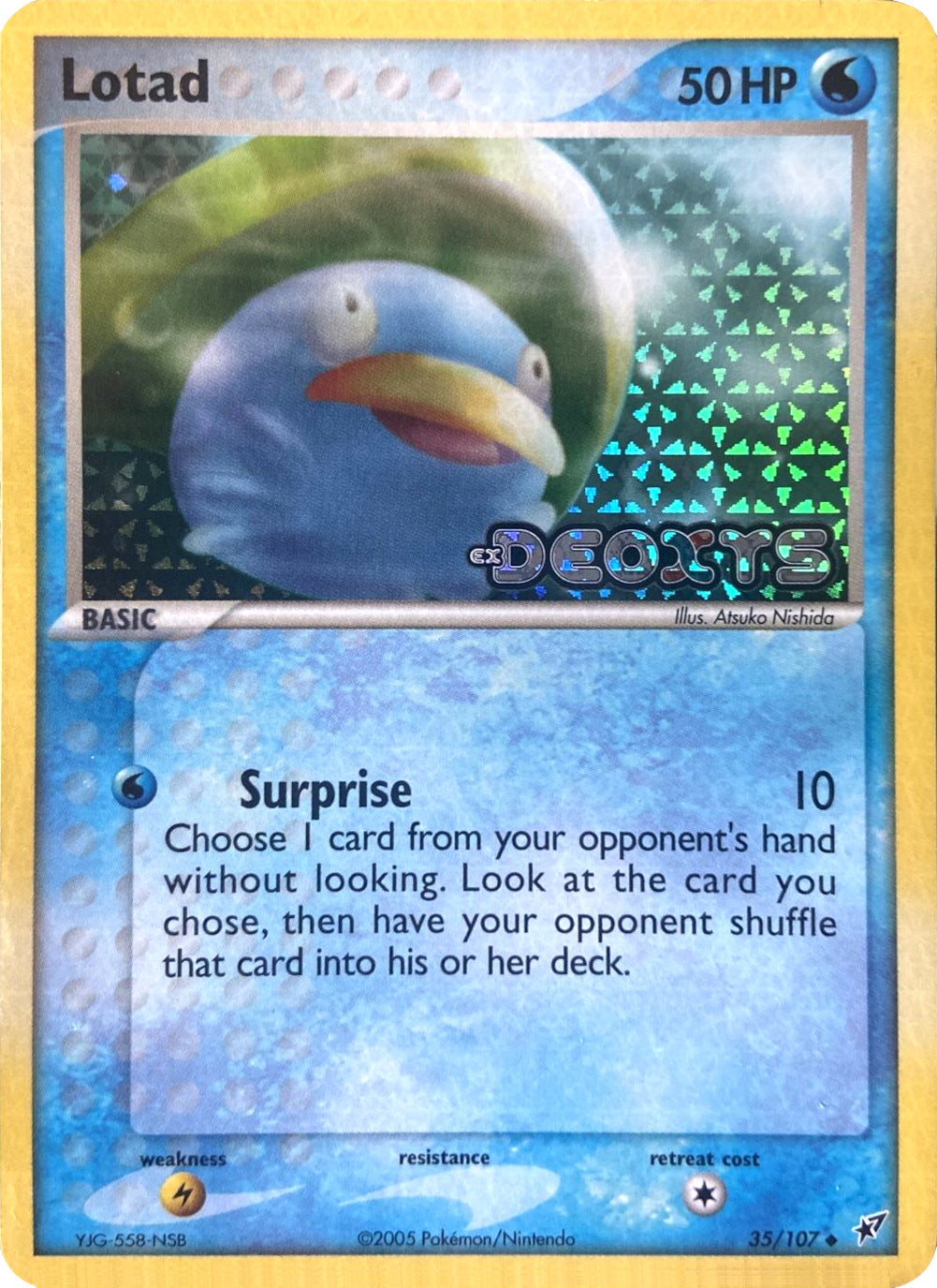 Lotad (35/107) (Stamped) [EX: Deoxys] | Jack's On Queen