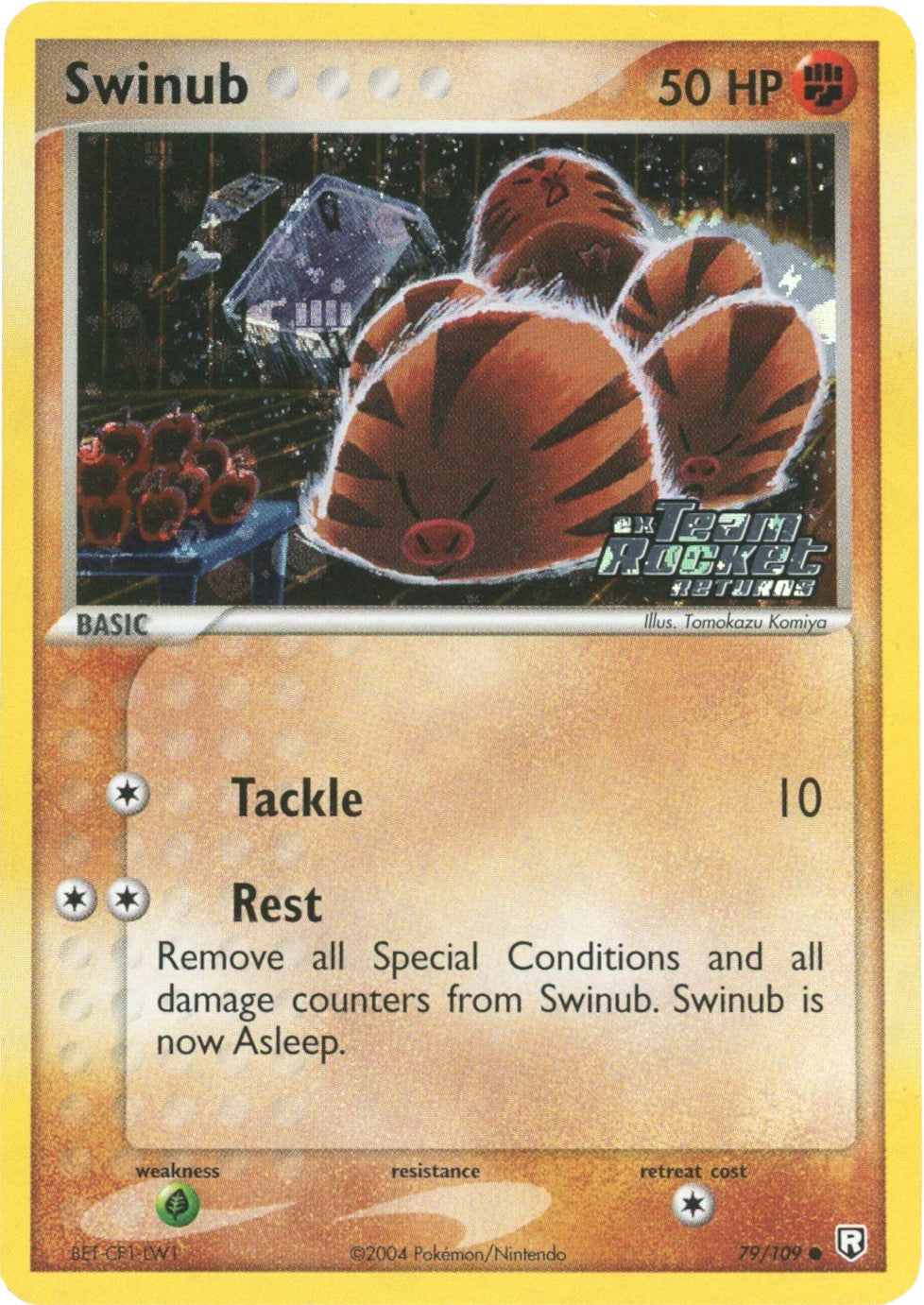 Swinub (79/109) (Stamped) [EX: Team Rocket Returns] | Jack's On Queen