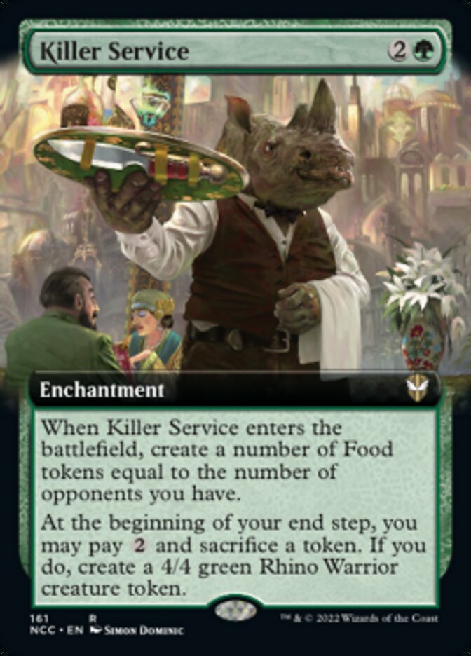 Killer Service (Extended Art) [Streets of New Capenna Commander] | Jack's On Queen