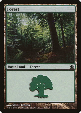 Forest (316) [Commander 2011] | Jack's On Queen