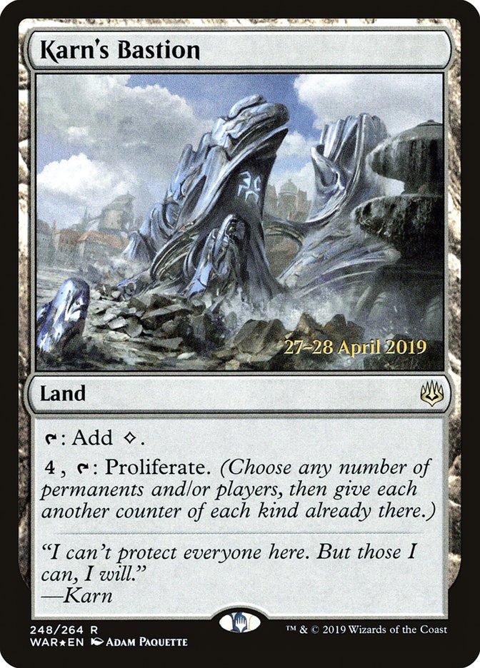 Karn's Bastion  [War of the Spark Prerelease Promos] | Jack's On Queen