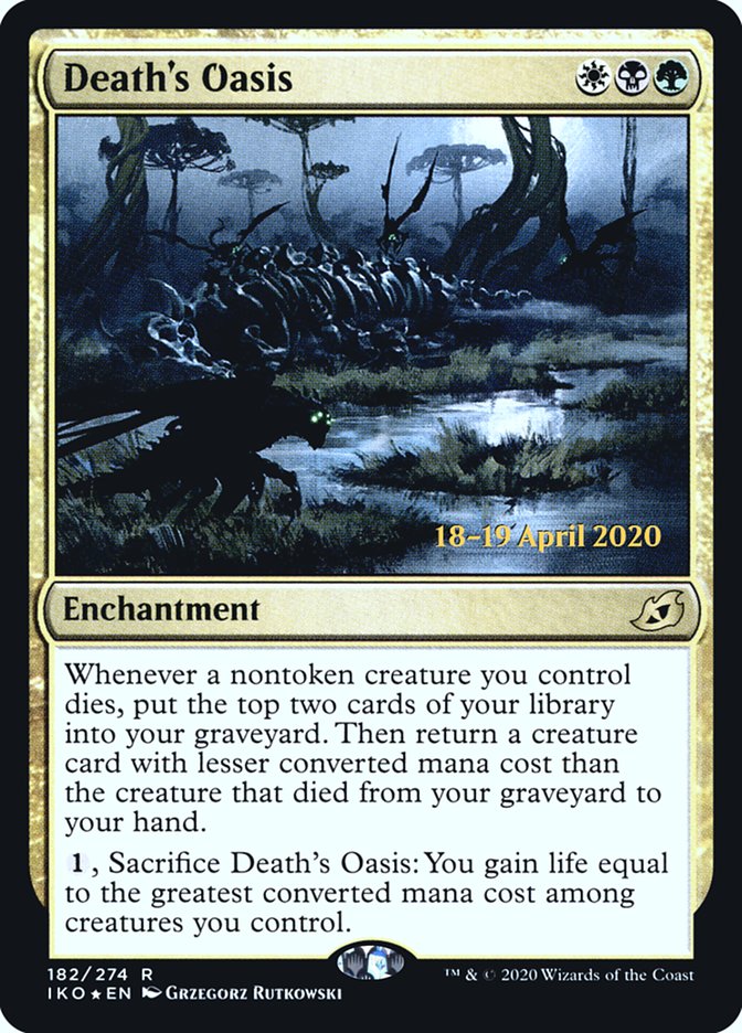 Death's Oasis  [Ikoria: Lair of Behemoths Prerelease Promos] | Jack's On Queen