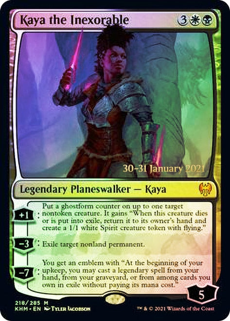 Kaya the Inexorable  [Kaldheim Prerelease Promos] | Jack's On Queen