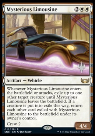 Mysterious Limousine (Promo Pack) [Streets of New Capenna Promos] | Jack's On Queen