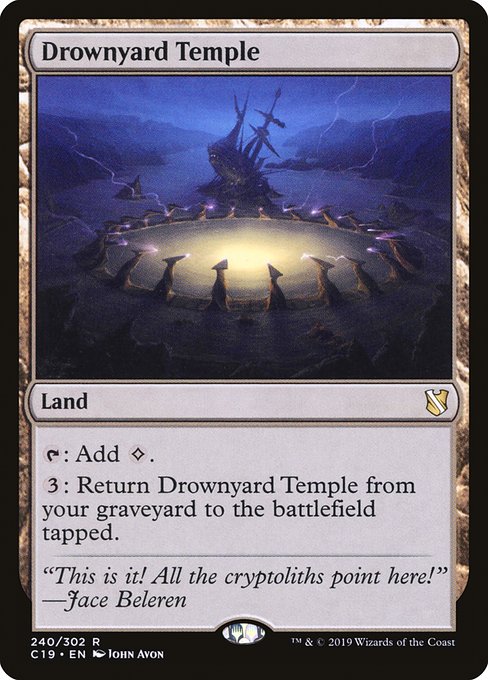 Drownyard Temple [Commander 2019] | Jack's On Queen