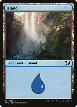 Island (35) [Duel Decks: Blessed vs. Cursed] | Jack's On Queen