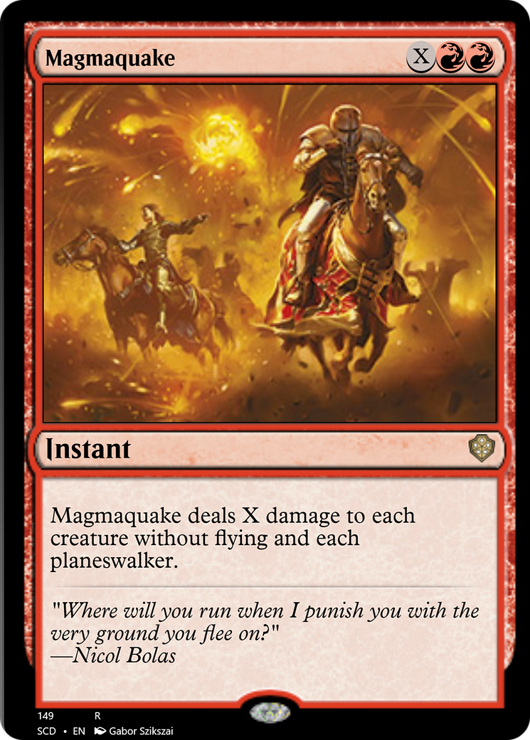 Magmaquake [Starter Commander Decks] | Jack's On Queen