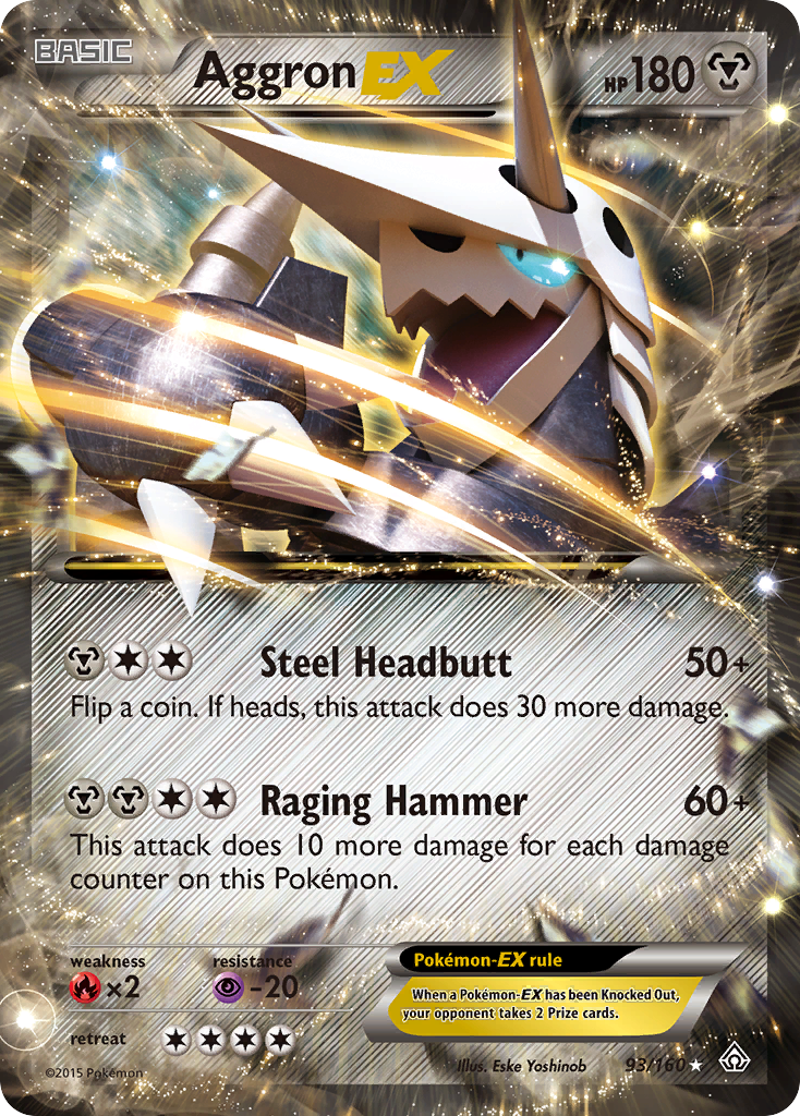 Aggron EX (93/160) [XY: Primal Clash] | Jack's On Queen