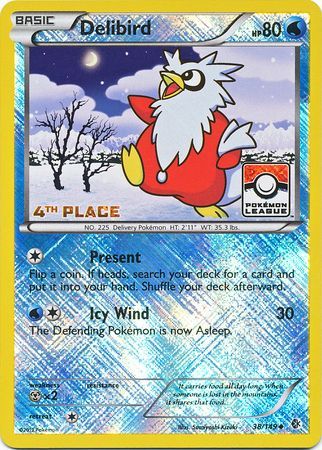 Delibird (38/149) (League Promo 4th Place) [Black & White: Boundaries Crossed] | Jack's On Queen