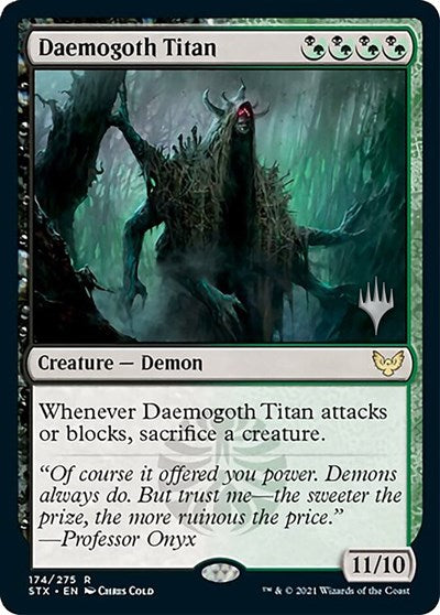 Daemogoth Titan (Promo Pack) [Strixhaven: School of Mages Promos] | Jack's On Queen