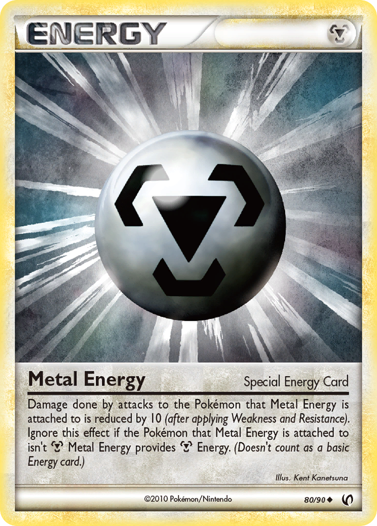 Metal Energy (80/90) [HeartGold & SoulSilver: Undaunted] | Jack's On Queen