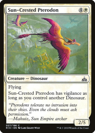 Sun-Crested Pterodon [Rivals of Ixalan] | Jack's On Queen