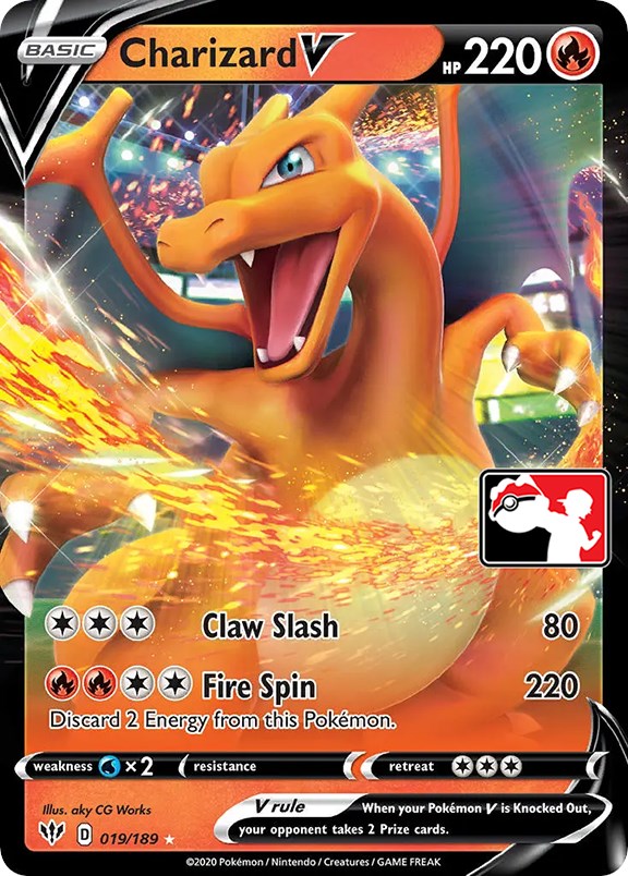 Charizard V (019/189) [Prize Pack Series One] | Jack's On Queen