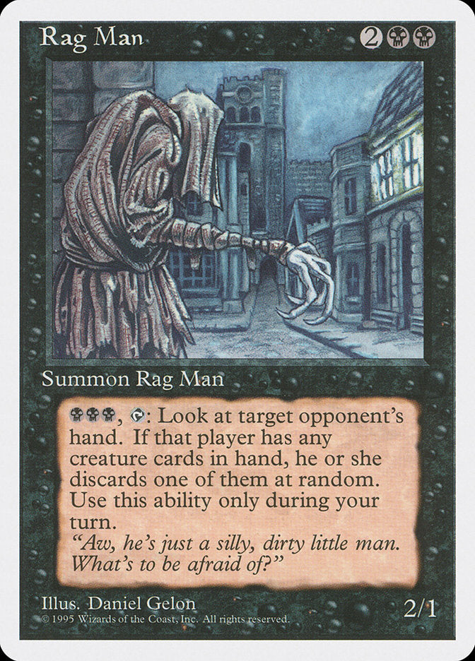 Rag Man [Fourth Edition] | Jack's On Queen