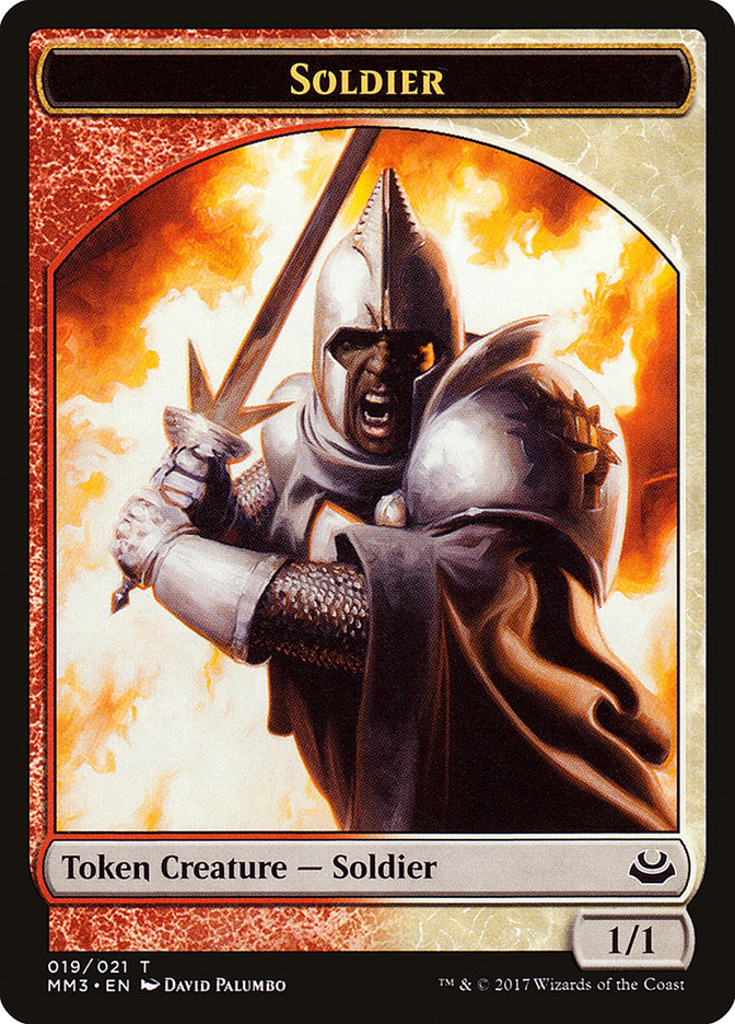 Soldier (019/021) [Modern Masters 2017 Tokens] | Jack's On Queen