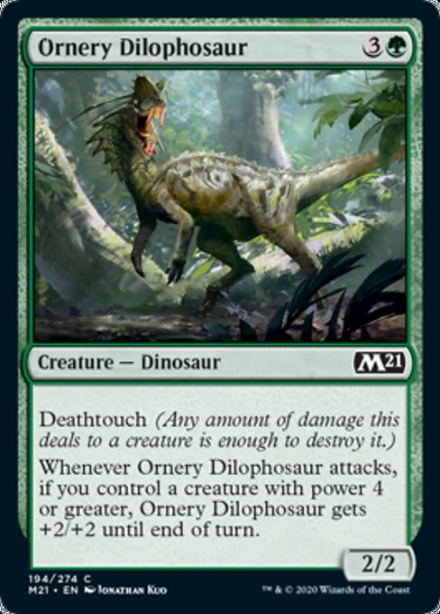 Ornery Dilophosaur [Core Set 2021] | Jack's On Queen