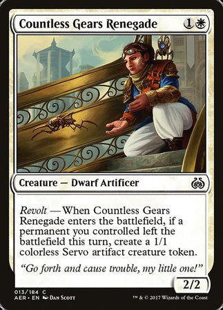 Countless Gears Renegade [Aether Revolt] | Jack's On Queen