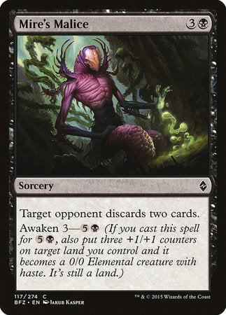 Mire's Malice [Battle for Zendikar] | Jack's On Queen