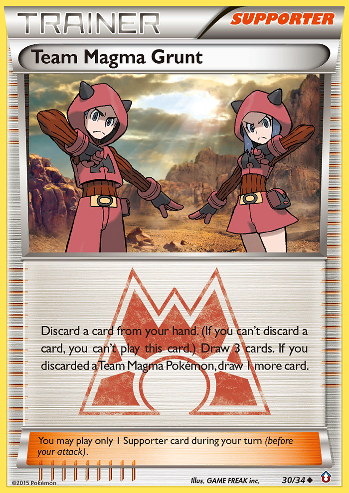 Team Magma Grunt (30/34) [XY: Double Crisis] | Jack's On Queen