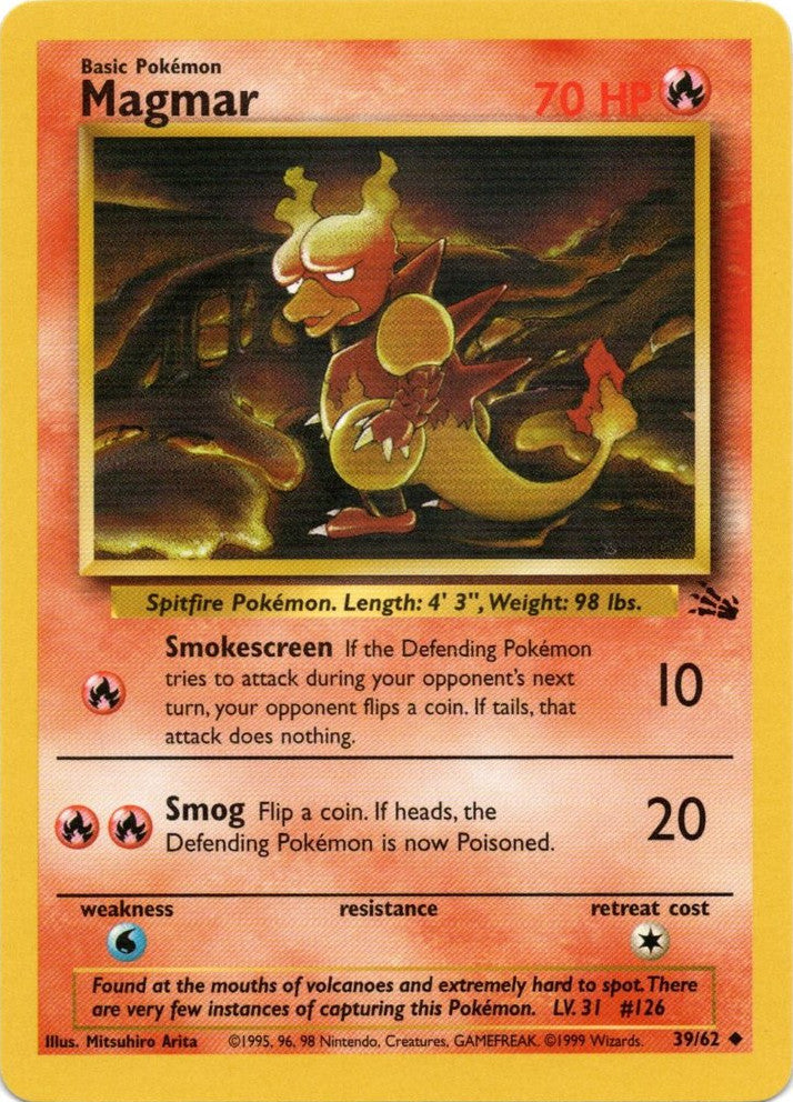 Magmar (39/62) [Fossil Unlimited] | Jack's On Queen